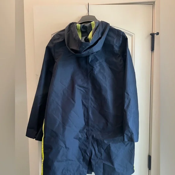 Boden Wells Navy Waterproof Hooded Coat 4 Reg - Picture 5 of 8